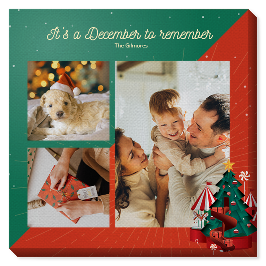boxing day christmas canvas print