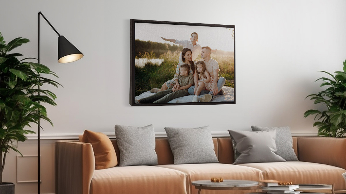 Floating Frame Canvas Print: Inspirational Wall Art Ideas