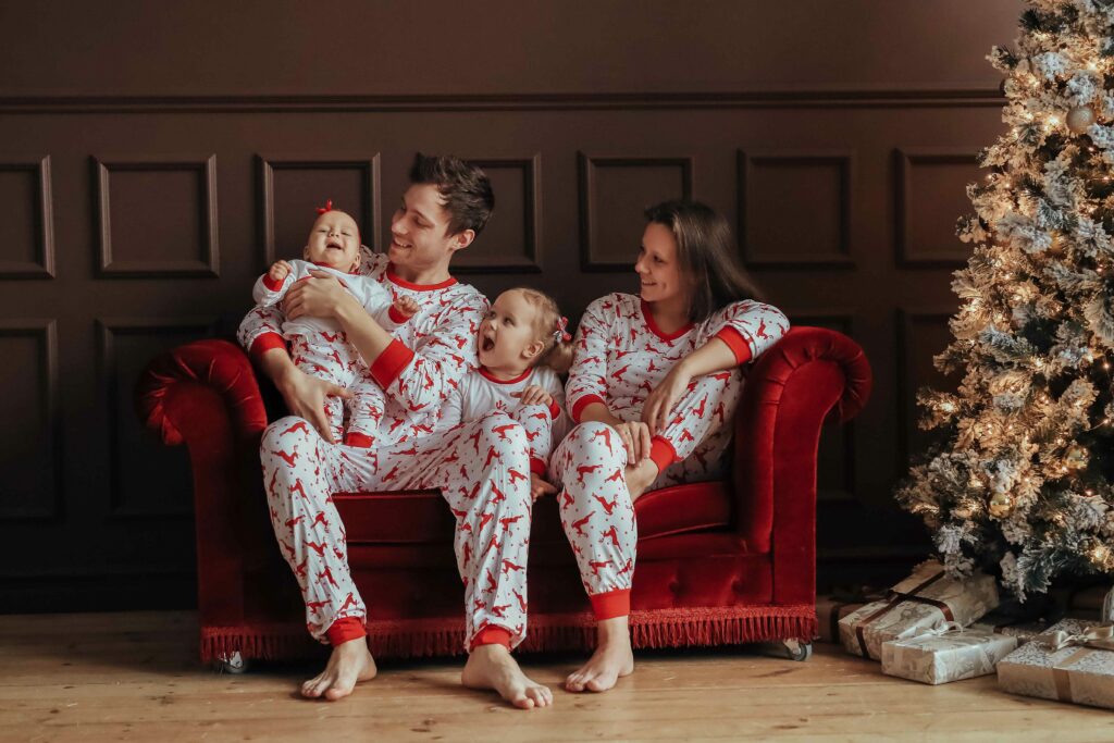 Christmas Photo Ideas With Matching Sleepwear