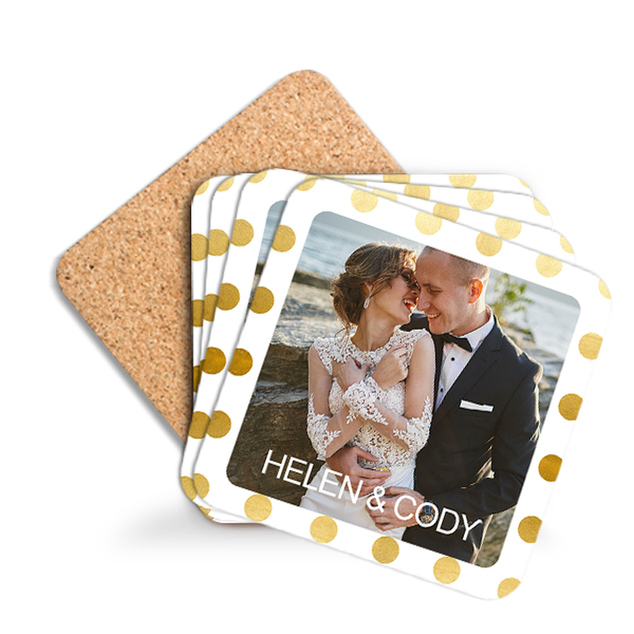 Wedding Photo Coasters