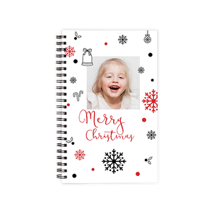 custom Christmas notebook