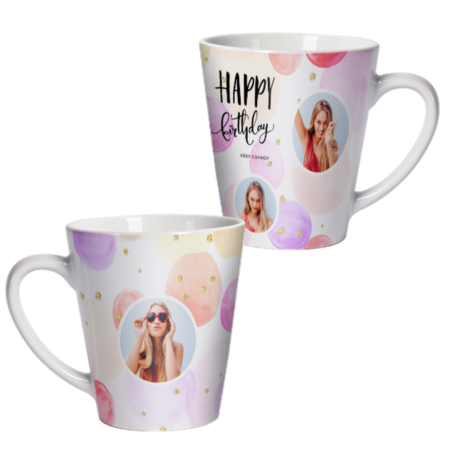 personalised photo mug as a custom birthday gift idea