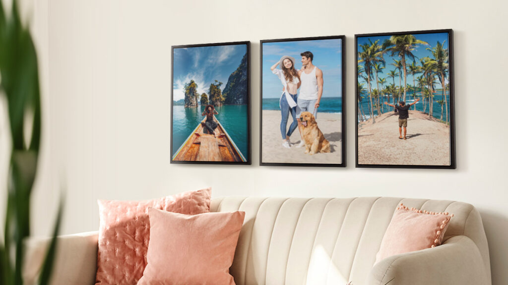 Floating Frame Canvas Prints - Photobook America