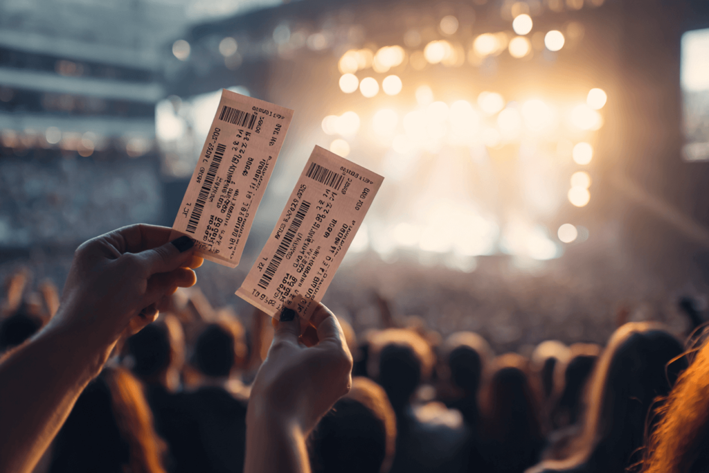 Concert or sports tickets gift idea