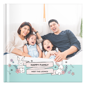 Photo book with family memories